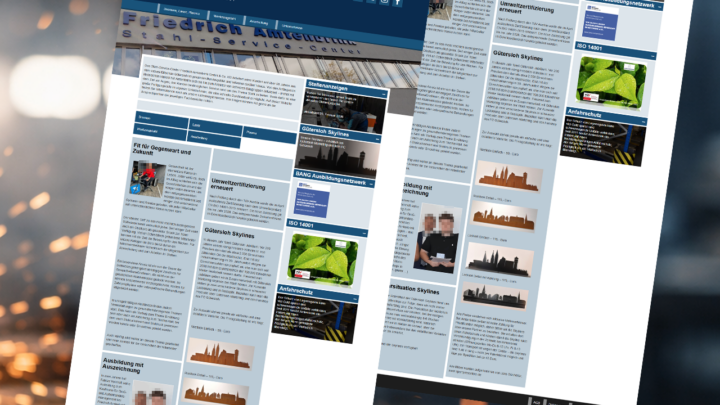 Website der Seite Amtenbrink.com